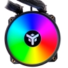 itek EVOLIQ 240 Rainbow CPU-Cooler - Black