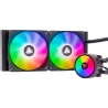 itek EVOLIQ 240 V2 ARGB CPU-Cooler -  Black