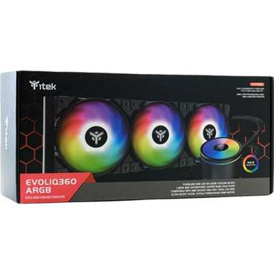 itek EVOLIQ 360 ARGB CPU-Cooler - Black