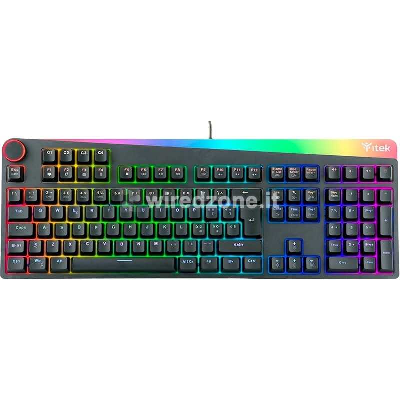 itek X31 RGB Wired Mechanical Gaming Keyboard - Switch Blue OUTEMU