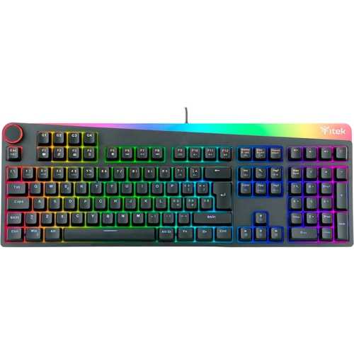 itek X31 RGB Wired Mechanical Gaming Keyboard - Switch Blue OUTEMU