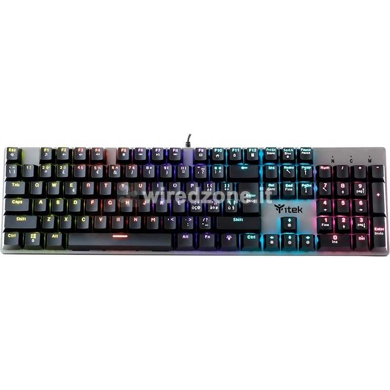 itek X10 RGB Wired Mechanical Gaming Keyboard - Switch Blue