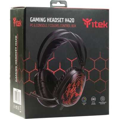 itek H420 Wired Gaming Headset with Microphone