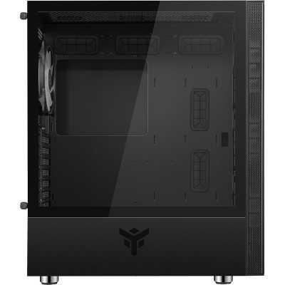 itek VERTIBRA S210 Mid-Tower, Side-Glass - Black