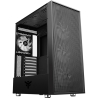 itek VERTIBRA H210 Mid-Tower, Side-Glass - Black