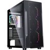 itek SUPREME TB Full-Tower, Side-Glass - Black