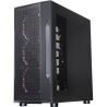 itek SUPREME TB Full-Tower, Side-Glass - Black