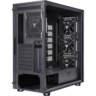 itek SUPREME TB Full-Tower, Side-Glass - Black