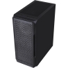 itek SIX TRIANGLE Mid-Tower, Side-Glass - Black