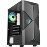 itek SPACIRC XO Mid-Tower, Side-Glass - Black