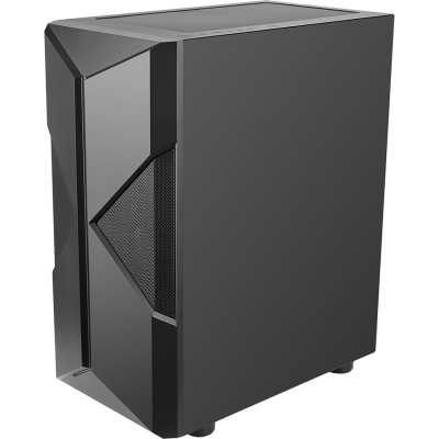 itek SPACIRC XO Mid-Tower, Side-Glass - Black