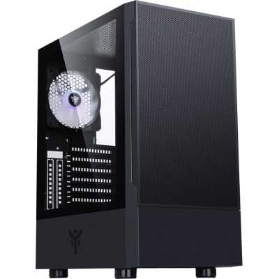 itek SIISBE 3.0 Mid-Tower, Side-Glass - Black