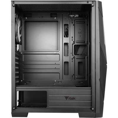 itek SPACIRC VO Mid-Tower, Side-Glass - Black