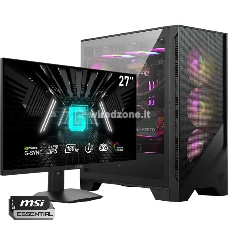 ForgeX3 Gaming PC + MSI G274F Gaming Monitor - Bundle