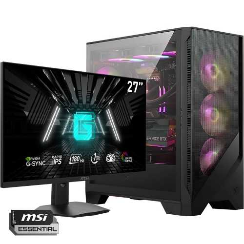 ForgeX3 Gaming PC + MSI G274F Gaming Monitor - Bundle