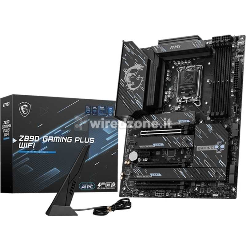 MSI Z890 Gaming Plus WiFi, Intel Z890 Mainboard LGA1851