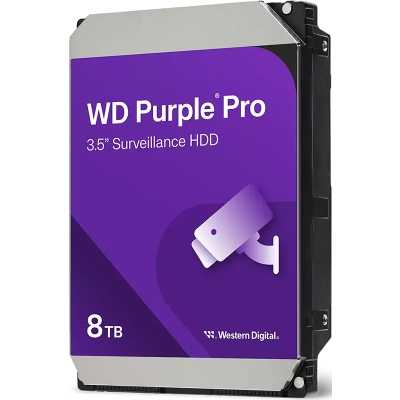 WD Purple Pro HDD, SATA 6G, 7200 RPM, 256 MB, 3.5-inch - 8 TB