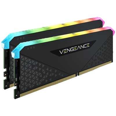 Corsair Vengeance RGB RS Black, DDR4-3200, CL16, DIMM - 16 GB (2x8GB)