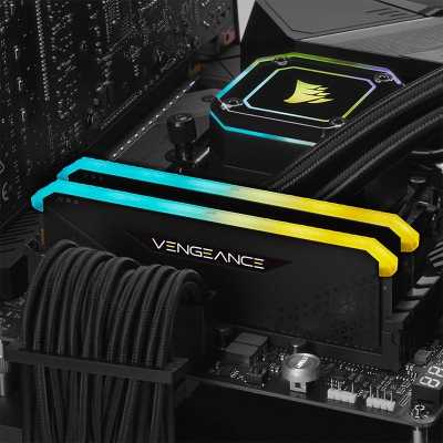 Corsair Vengeance RGB RS Black, DDR4-3200, CL16, DIMM - 16 GB (2x8GB)