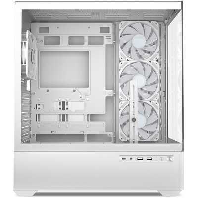 Sharkoon AK6 RGB Mid-Tower, Side-Glass - White