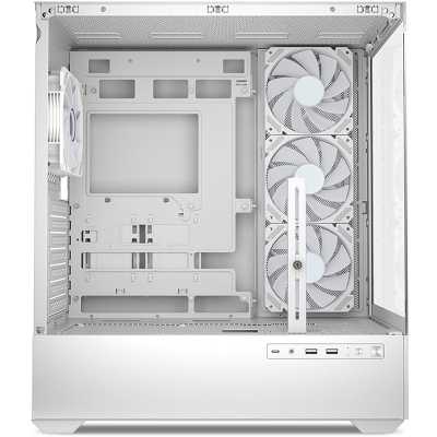 Sharkoon AK6 RGB Mid-Tower, Side-Glass - White