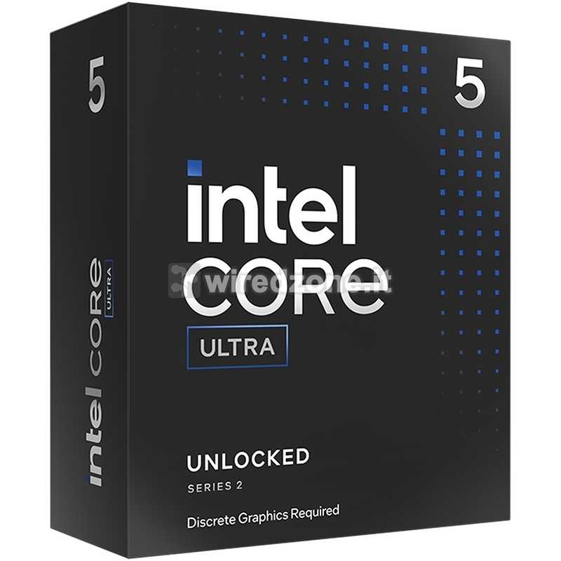 Intel Core Ultra 5 245KF 3,6 GHz, (Arrow Lake) LGA1851 - Boxed