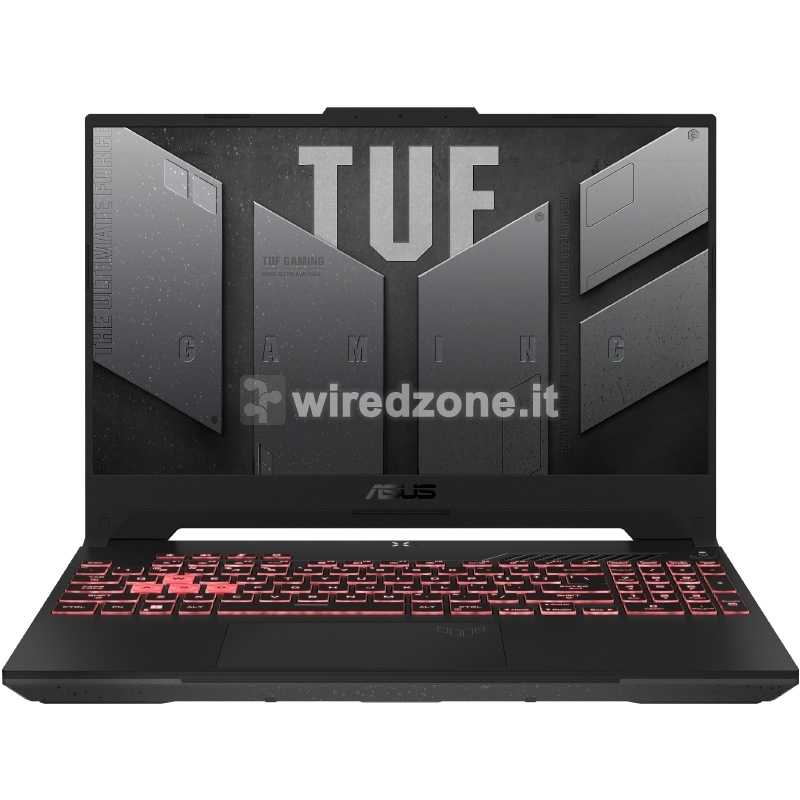 ASUS TUF Gaming A15, R5-7535HS, 15.6", FHD, RTX 3050, 16GB DDR5, 512GB, W11H