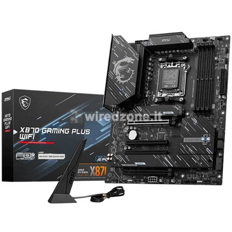 MSI X870 Gaming Plus WiFi, AMD X870 Mainboard AM5