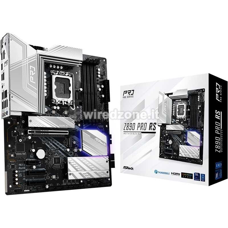 ASRock Z890 Pro RS, Intel Z890 Mainboard LGA1851