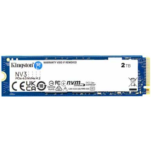 Kingston NV3 SSD, PCIe 4x4, NVMe, M.2 2280 - 2 TB