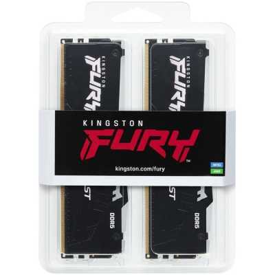 Kingston FURY Beast ARGB Black, XMP, DDR5-6000, CL30, DIMM - 32 GB (2x16GB)