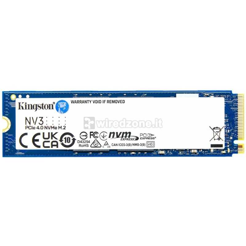 Kingston NV3 SSD, PCIe 4x4, NVMe, M.2 2280 - 1 TB