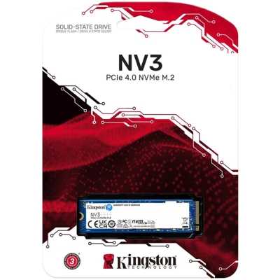 Kingston NV3 SSD, PCIe 4x4, NVMe, M.2 2280 - 1 TB