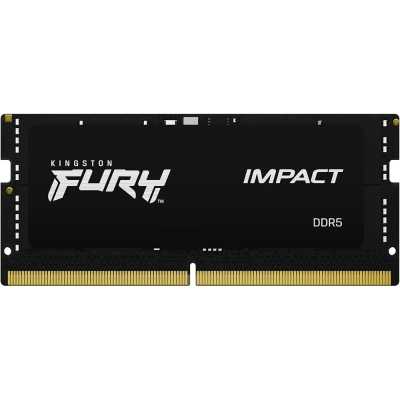 Kingston FURY Impact Black, XMP, DDR5-5600, CL40, SO-DIMM - 16 GB (1x16GB)