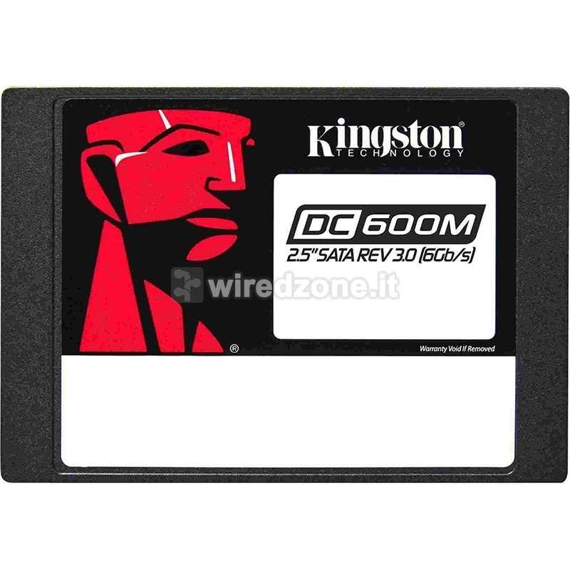 Kingston DC600M Enterprise SSD, SATA3 6G, 3D TLC NAND, 2.5-inch - 3.84 TB