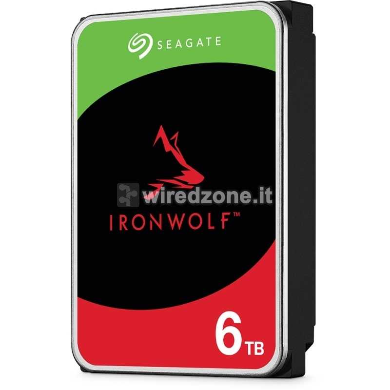 Seagate IronWolf NAS HDD, SATA 6G, 5400 RPM, 3.5-inch - 6 TB