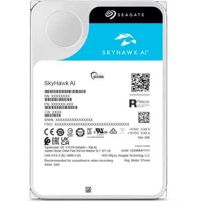 Seagate SkyHawk AI HDD, SATA 6G, 7200 RPM, 3.5-inch - 10 TB