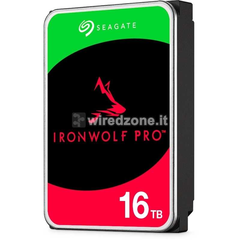 Seagate IronWolf Pro NAS HDD, SATA 6G, 7200 RPM, 3.5-inch - 16 TB