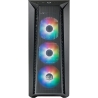 Cooler Master MasterBox 520 Mesh, Mid-Tower, Side-Glass, Black