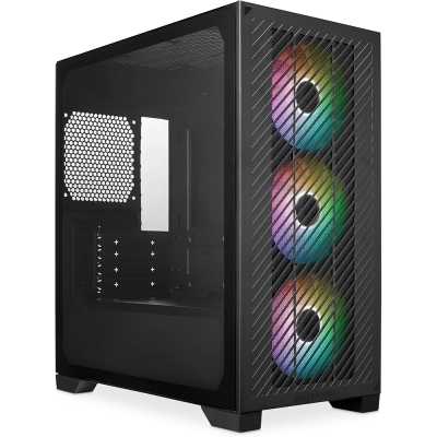 Cooler Master Elite 301, Mini-Tower, Side-Glass, Black