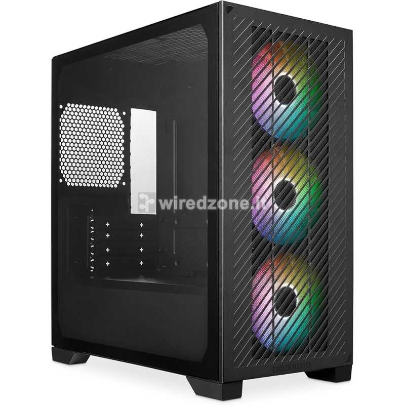 Cooler Master Elite 301, Mini-Tower, Side-Glass, Black