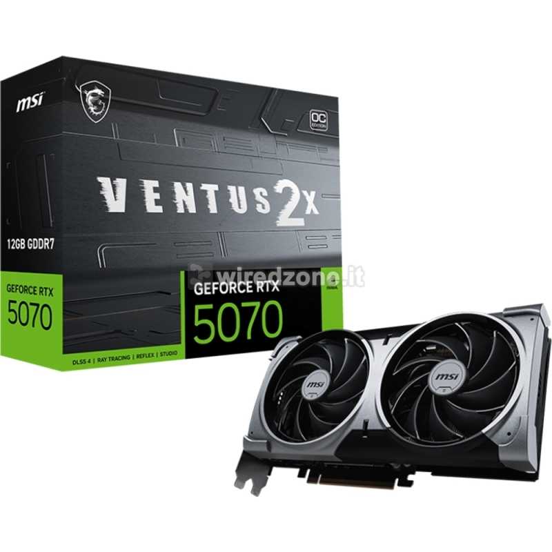 MSI GeForce RTX 5070 Ventus 2X OC 12GB GDDR7