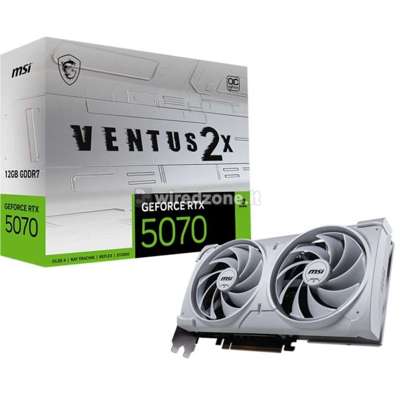 MSI GeForce RTX 5070 Ventus 2X OC White 12GB GDDR7