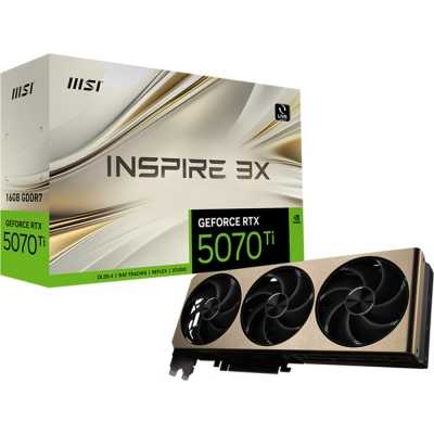 MSI GeForce RTX 5070 Ti Inspire 3X Plus 16GB GDDR7