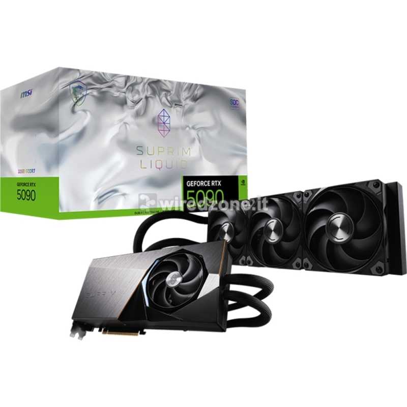 MSI GeForce RTX 5090 Suprim Liquid SOC 32GB GDDR7