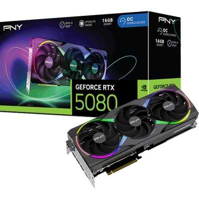 PNY GeForce RTX 5080 OC EPIC-X RGB 16GB DDR7