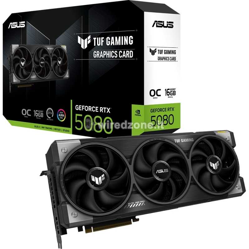 ASUS TUF Gaming GeForce RTX 5080 OC 16GB DDR7