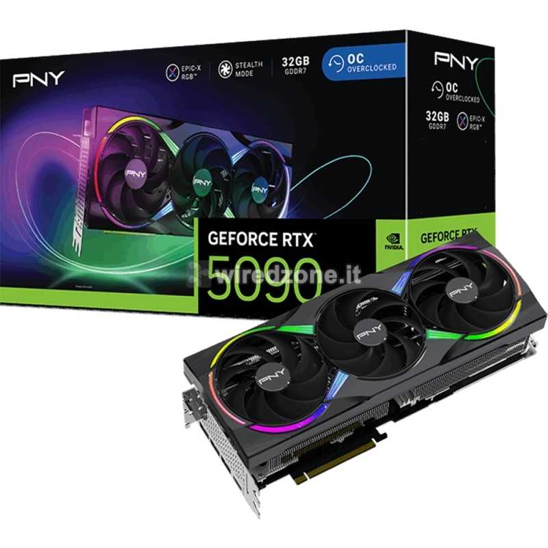 PNY GeForce RTX 5090 OC EPIC-X RGB 16GB DDR7