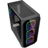 Sharkoon AK5G RGB, Mid-Tower, Side-Glass, Black