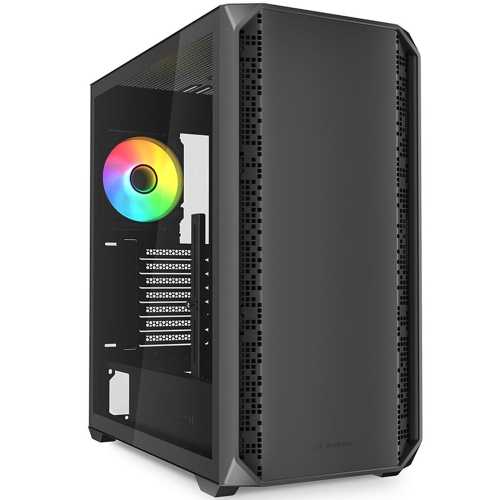 Sharkoon AK2 RGB, Mid-Tower, Side-Glass, Black